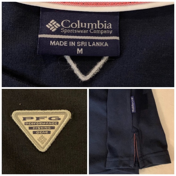 Columbia PFG navy blue sleeveless shift dress - Picture 4 of 5